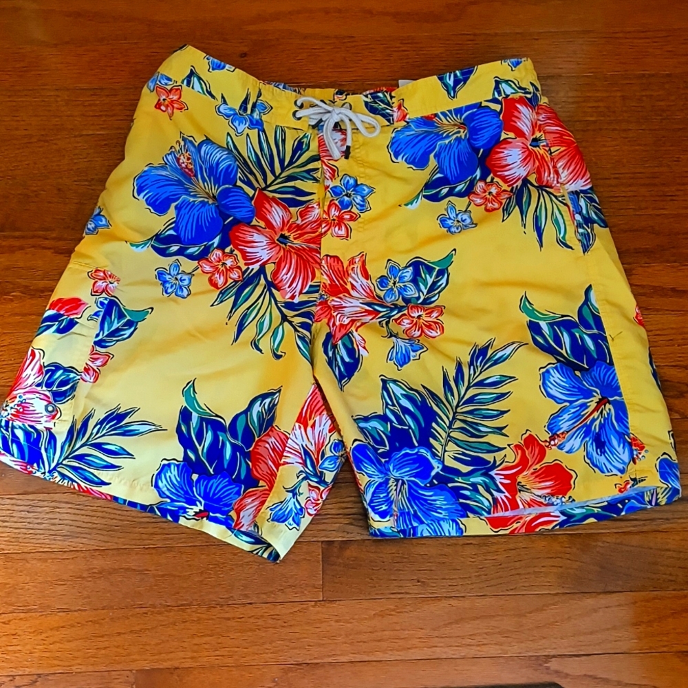 Polo swim trunks